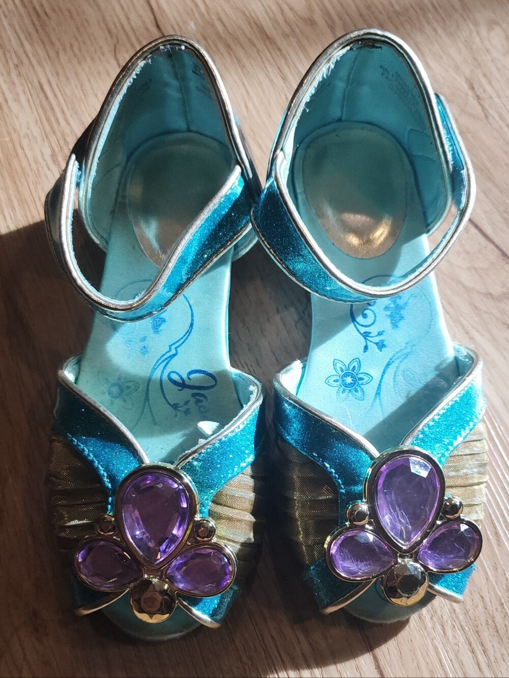 Aladdin's Jasmine Costume Sandals (Matches Costume In Separate Post)